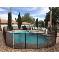 kids pool fence installed for pool safety